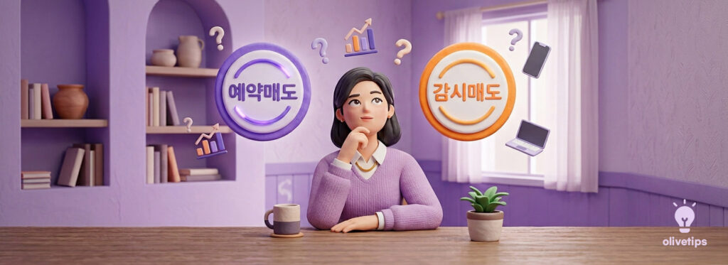예약매도 방법
